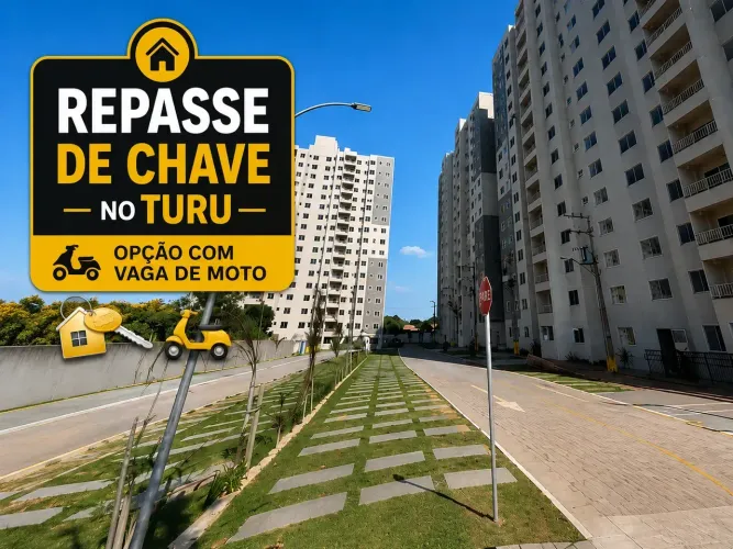 VENDO APARTAMENTO NO TURU / REPASSE DE CHAVE