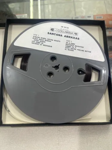 Fita rolo tape Reel To Reel Santana abraxas