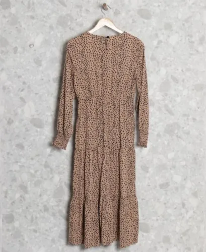 Vestido animal print shein