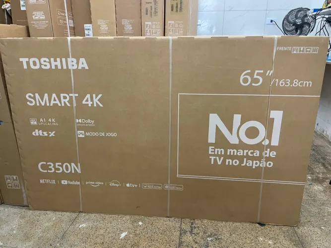 Tv 65 polegadas Tohisba smart 4k