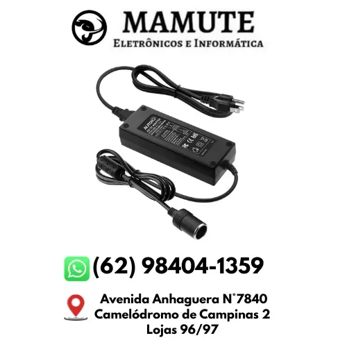 Fonte de Alimentação 220V para 12V 120W Tomada Automotivo