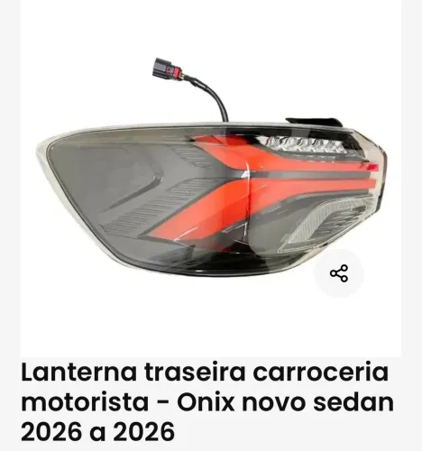 Lanternas Onix Plus 2026(avariada)
