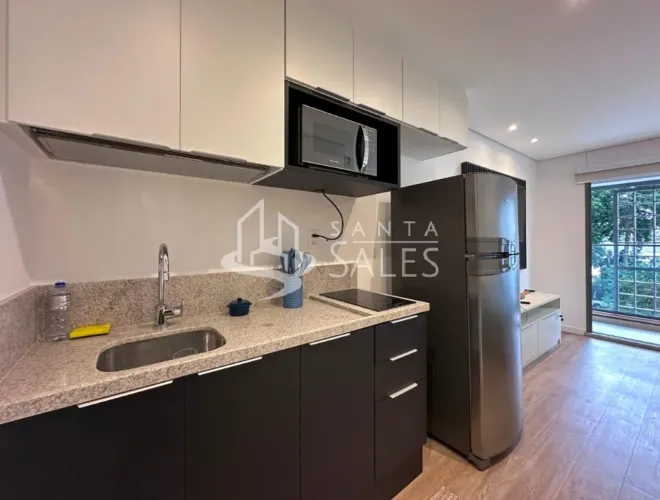 Lindo Studio para venda ou locação em São Paulo SP, Campo Belo: 1 banheiro, 26,00 m² de ár