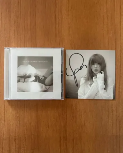 Cd AUTOGRAFADO- The Tortured Poets Department, Taylor Swift