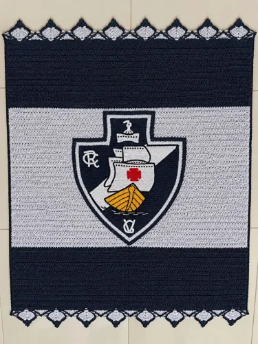 Tapete Crochê Vasco