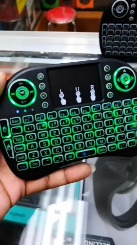 Mini Teclado de Led Tv Box Smart Tv