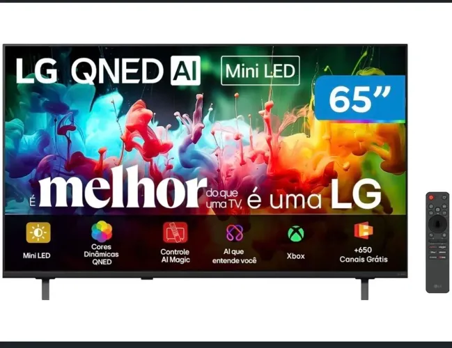 TV LG 65" QNED retirada pecas - 65QNED85ASG