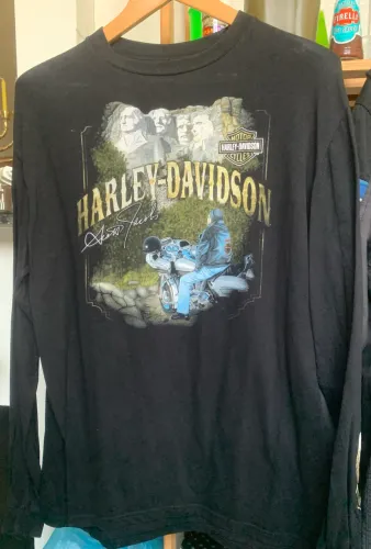 VENDO CAMISA HARLEY DAVIDSON MANGA LONGA ORIGINAL