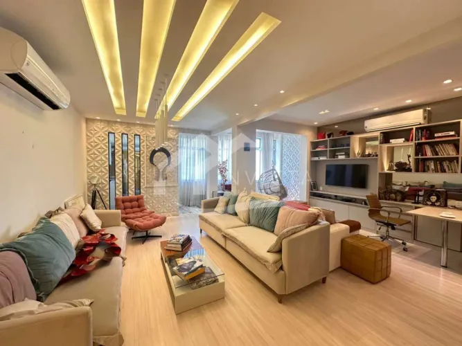 MARAVILHOSO APARTAMENTO DE LUXO COM VARANDA NO POSTO 6 DE COPACABANA!!!