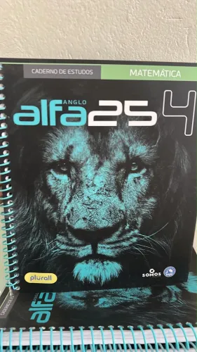 Livros sistema anglo, modelo alfa 25 do 3°Ano do ensino médio