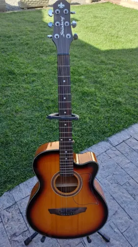 Violão Elétrico Strinberg Aço Artístico AW-50C SB Sunburst