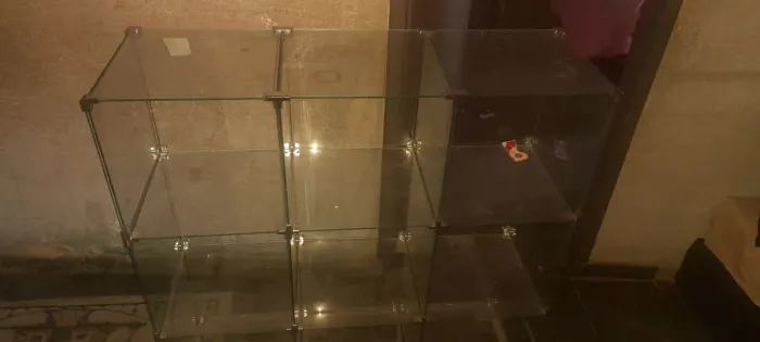 Vitrine de vidro 96cm alt 92 lar
