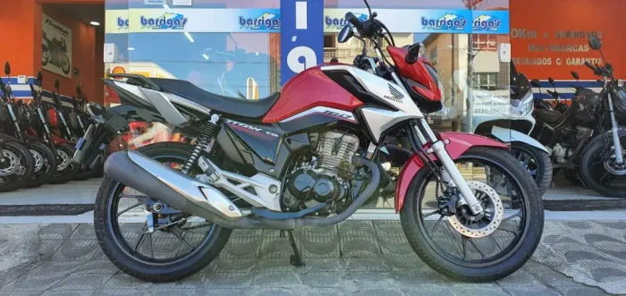 Honda Cg 160 Tian Flex 2024 Vermelha Impecável