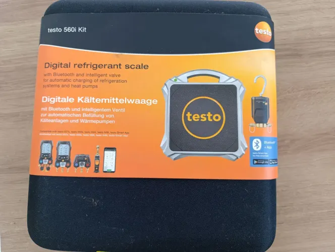 Balança testo refrigeração e climatização