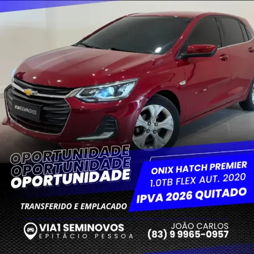 Chevrolet Onix Hatch Premier 1.0 12V TB Flex Aut. 4P 2020