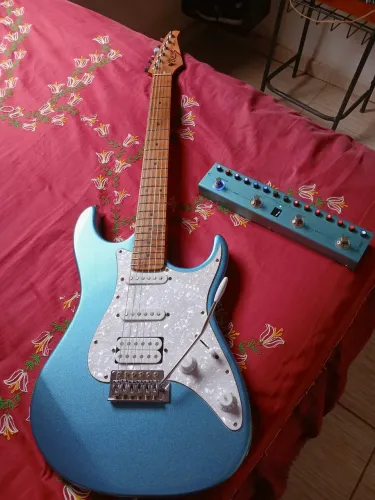 Guitarra+pedaleira tank-g