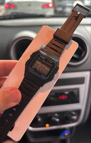 Relógio Casio Preto Borracha