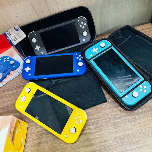 Nintendo Switch Lite | Desbloq + Cartão 128gb e jogos 