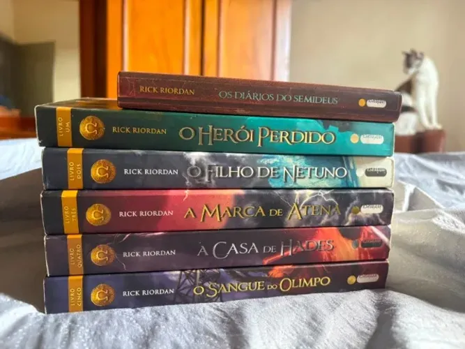 Coleção Percy Jackson e Heróis do Olimpo Completa - 15 Livros + Extras