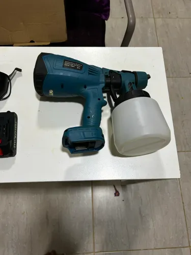 Pistola de pintura a bateria