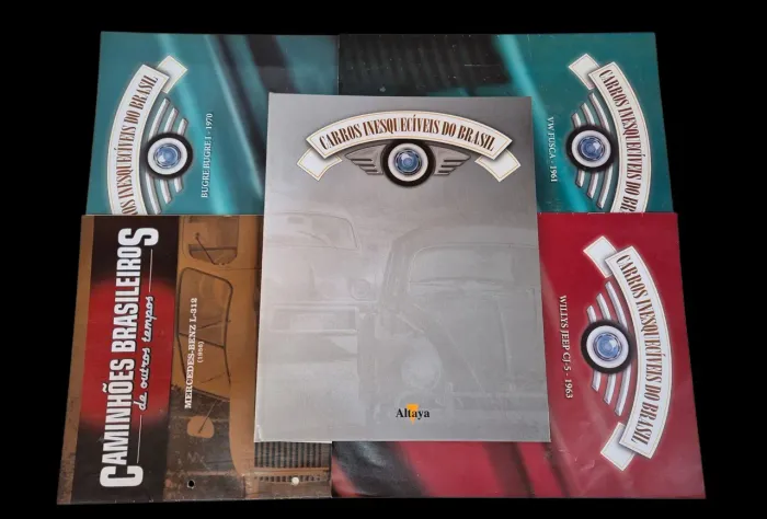 Revista Carros Inesqueciveis do Brasil + Capa dura