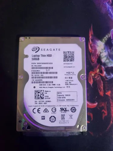 HD Sata 500Gb (modelo slim notebook)