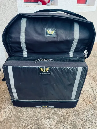BAG MOTOBOY GUERREIROS DA RUA ÚNICO DONO COM NOTA!!!