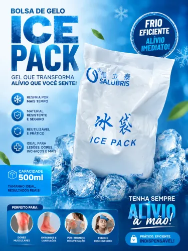 Icepack gelo em gel gelo artificial 
