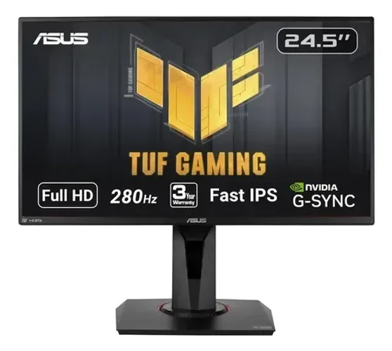 Monitor Gamer ASUS TUF GAMING LED, 24,5, FULL HD, 280hz, 1ms