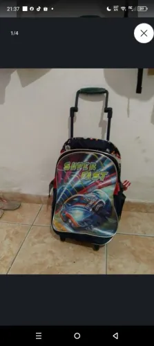 Mochila infantil com rodinhas perfeito estado
