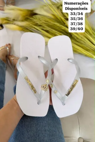 HAVAIANAS FEMININA COM PINGENTE