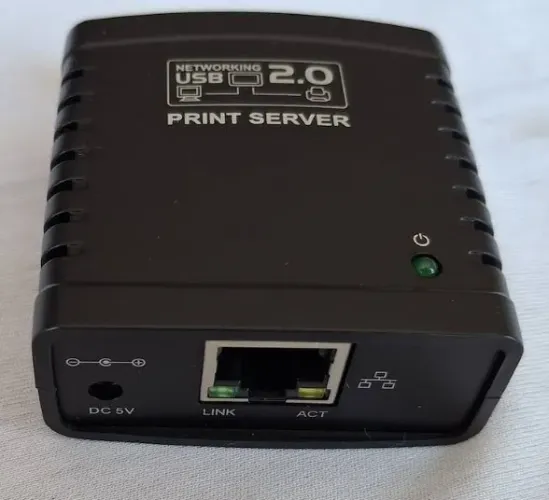 Servidor de impressão RJ45 USB 2.0