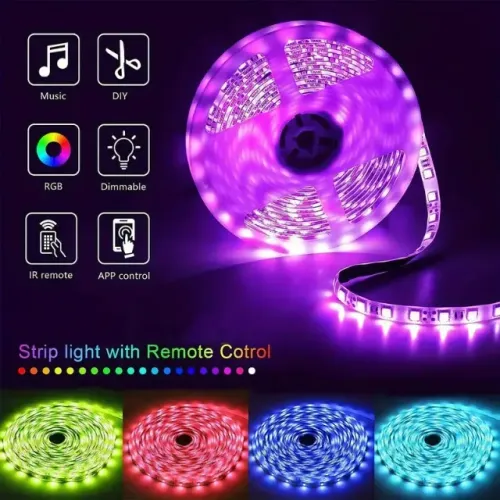 Fita Led Bluetooth RGB 5 Metros - Entrega Grátis