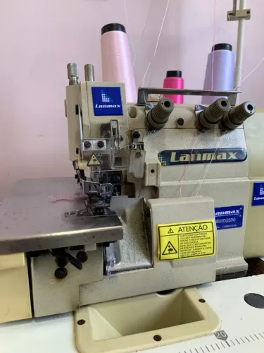 Máquina Overloque Industrial LANMAX LM-503D Direct Drive 220V