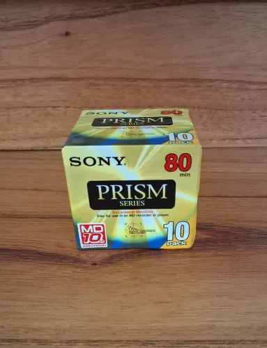 Mini Disc (MD) 80min pacote lacrado com 10 unidades ,importado do Japão