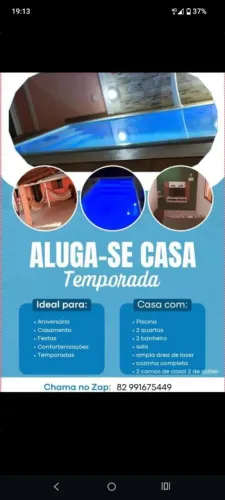 Amigo casa por temporada finais de semana