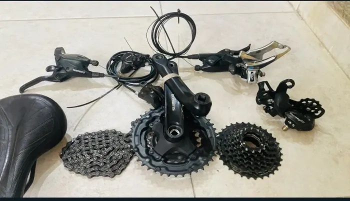 Kit Shimano freios e transmissão