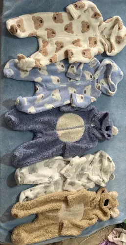 5 macacão pelúcia de bebê menino 