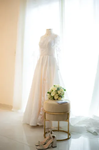 Vestido de noiva, veste até o 46, usado uma vez