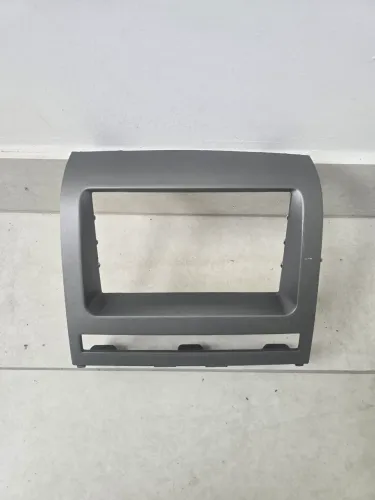 Moldura 2 Din Fiat Palio Siena Strada Idea Weekend Cinza