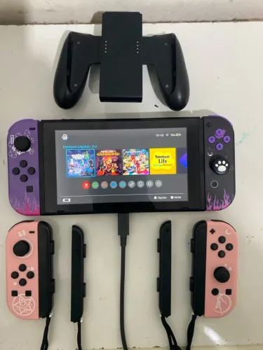 Nintendo Switch V2 Desbloqueado. Aceito troca em notebook