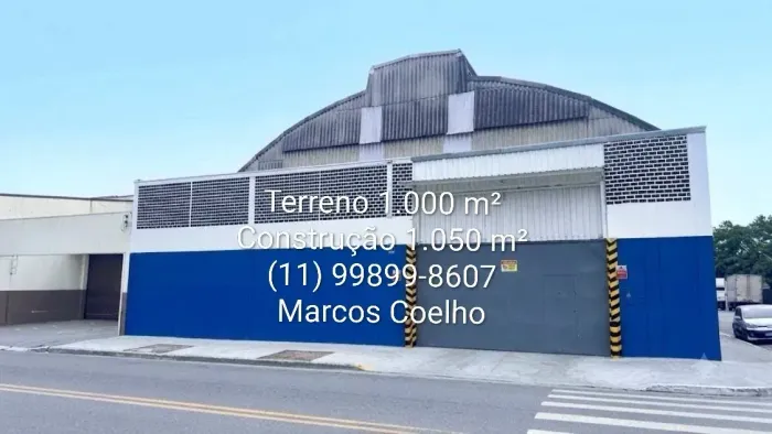 Imóvel para aluguel possui 1000 metros quadrados em Piratininga - Osasco - SP