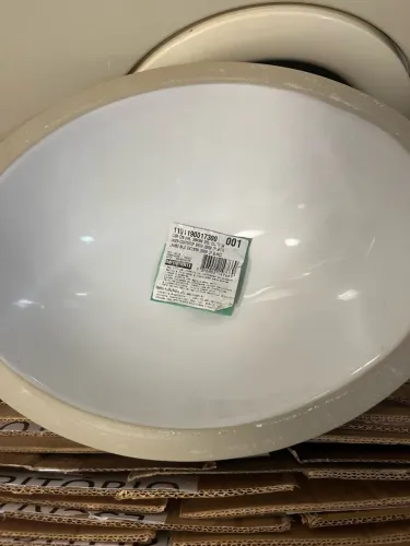 Cuba de embutir oval 39 x 30 cm Celite