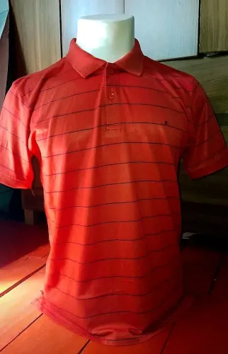 Camisa polo listrada 