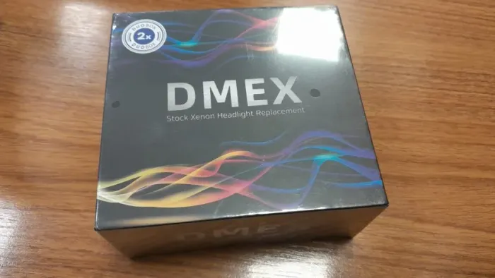 Lâmpadas de farol DMEX D1S Xenon HID 6000K Cool White 35W, pacote com 2