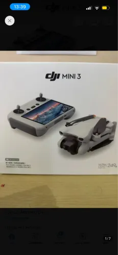Drone dji mini 3 apenas 5 dias de uso 1 ano de garantia dji