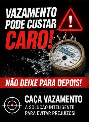 Caça vazamento 24 horas