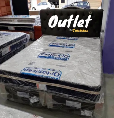 Cama box molas ensacadas Queen/king novas