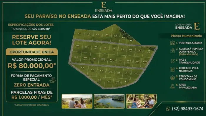 OPORTUNIDADE ÚNICA! GARANTA SEU LOTE NO PERÍODO PROMOCIONAL!
