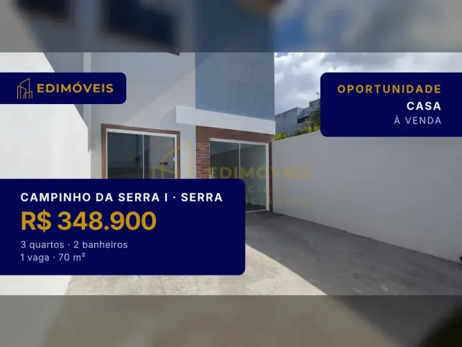 Campinho da Serra I: Sua Chance de Ter uma Casa Duplex com Suíte